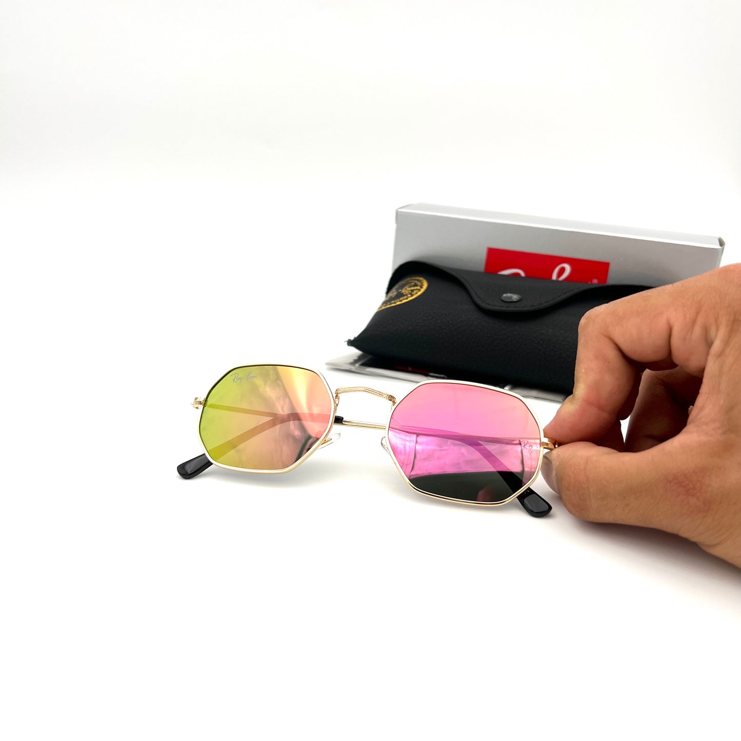 Gafas RY Octagonal Rosa