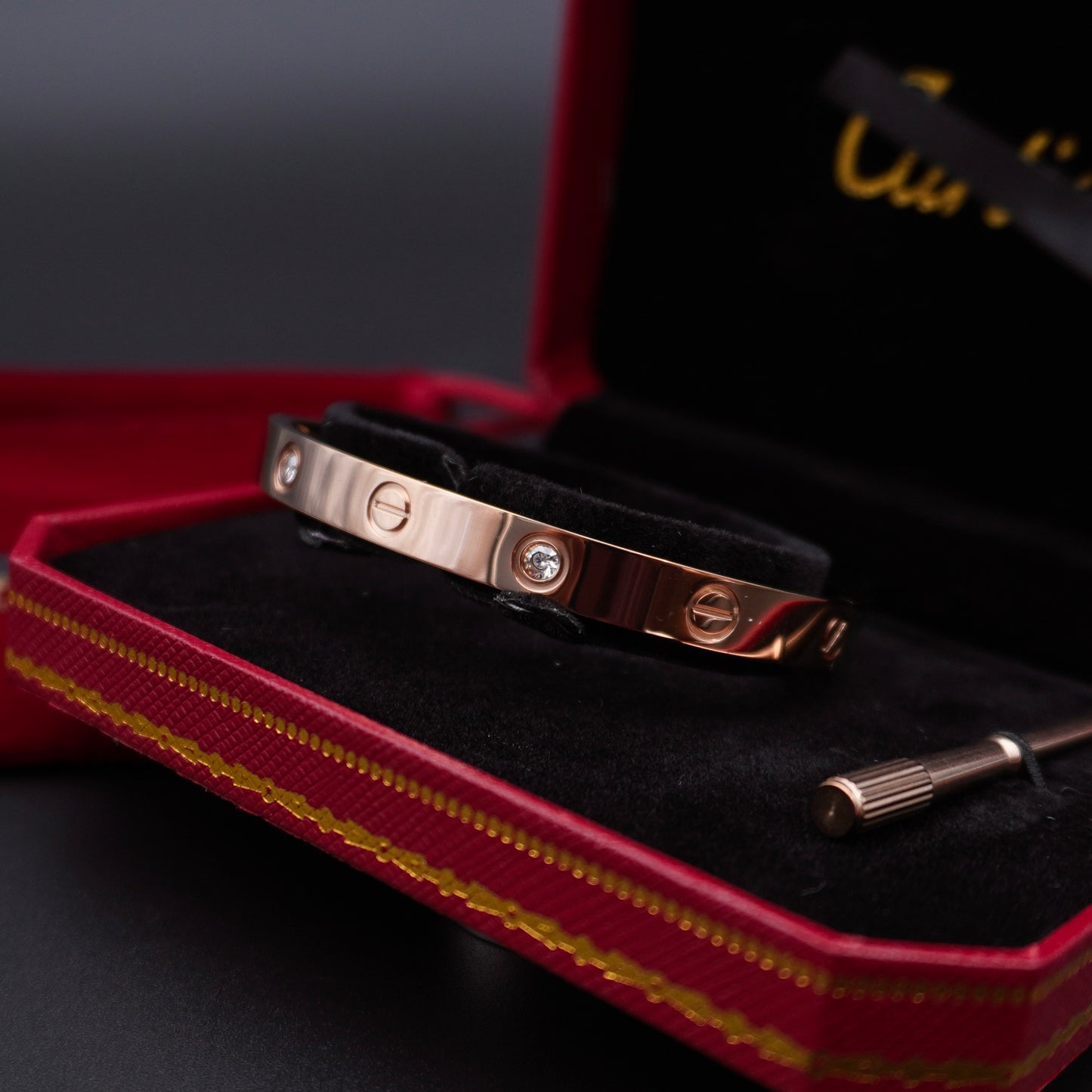Pulsera CAR Rose Gold Diamond