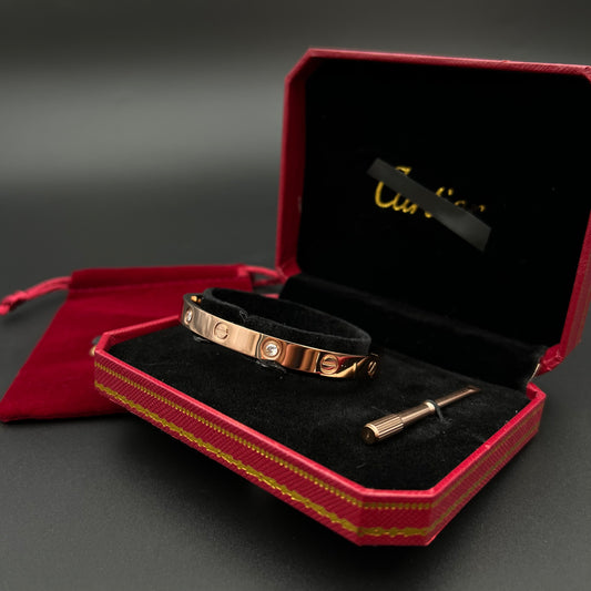 Pulsera CAR Rose Gold Diamond