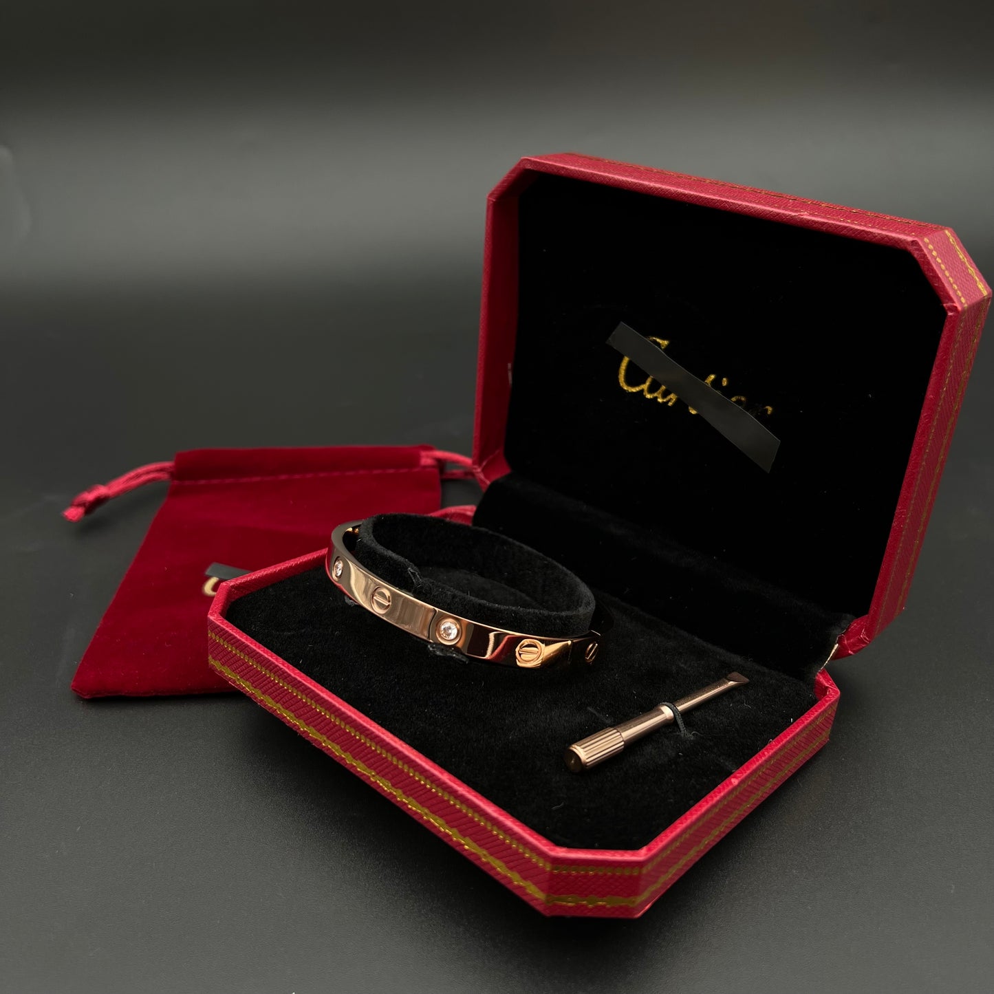 Pulsera CAR Rose Gold Diamond